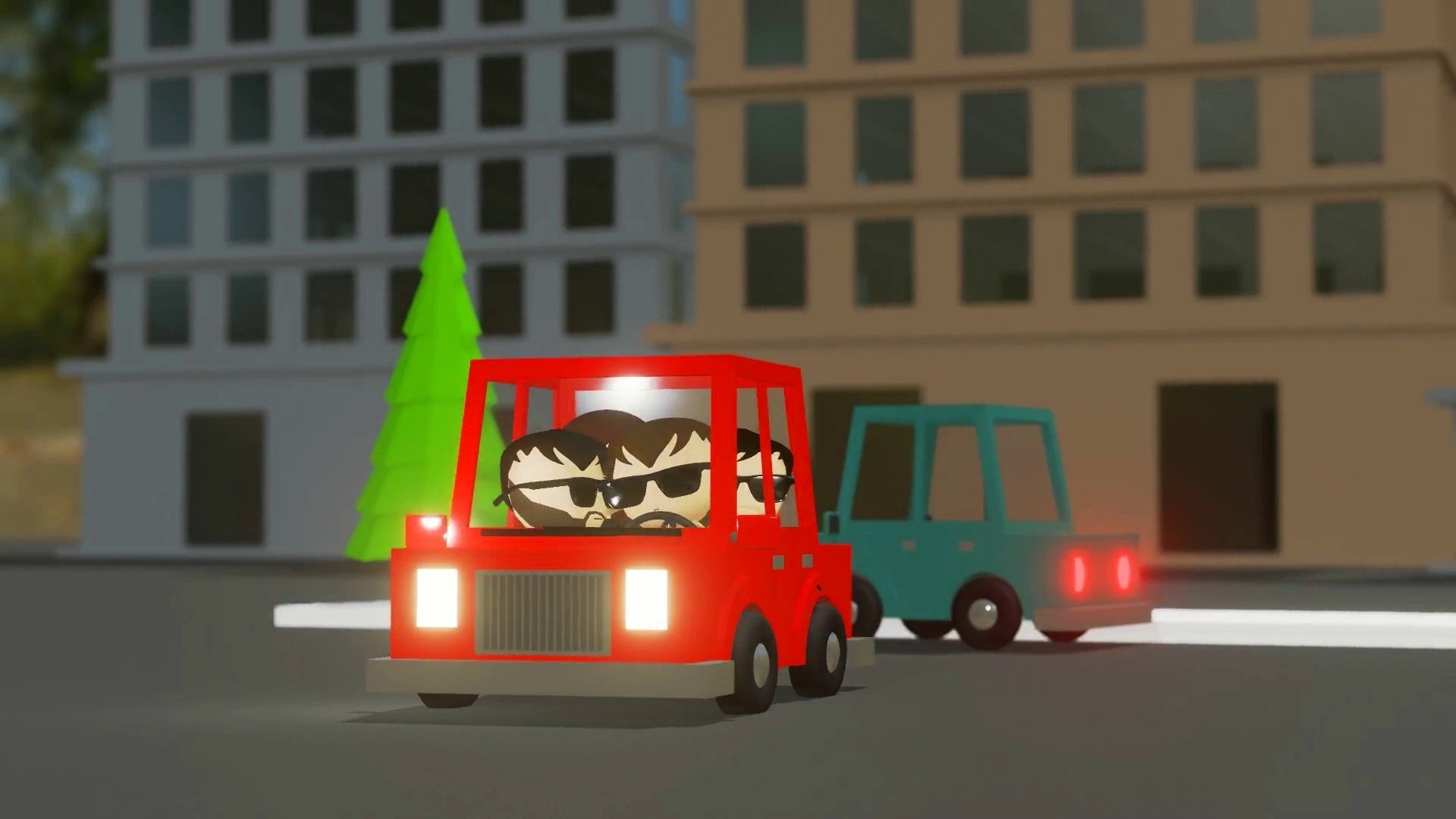 Baby Driver Cartoon - Bellbottoms