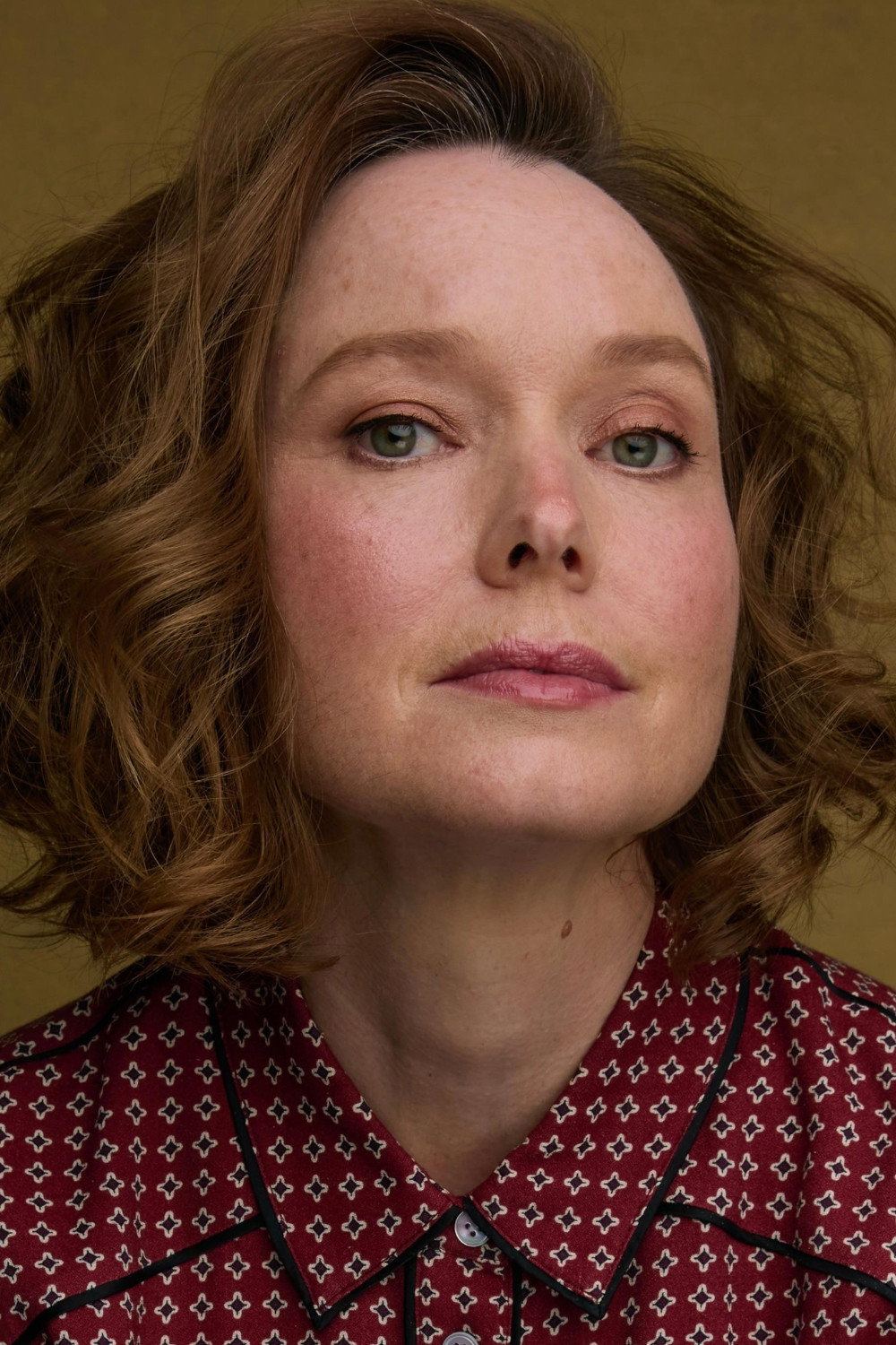 Profile Samantha Sloyan with character Sarah Profile Samantha Sloyan with character Sarah