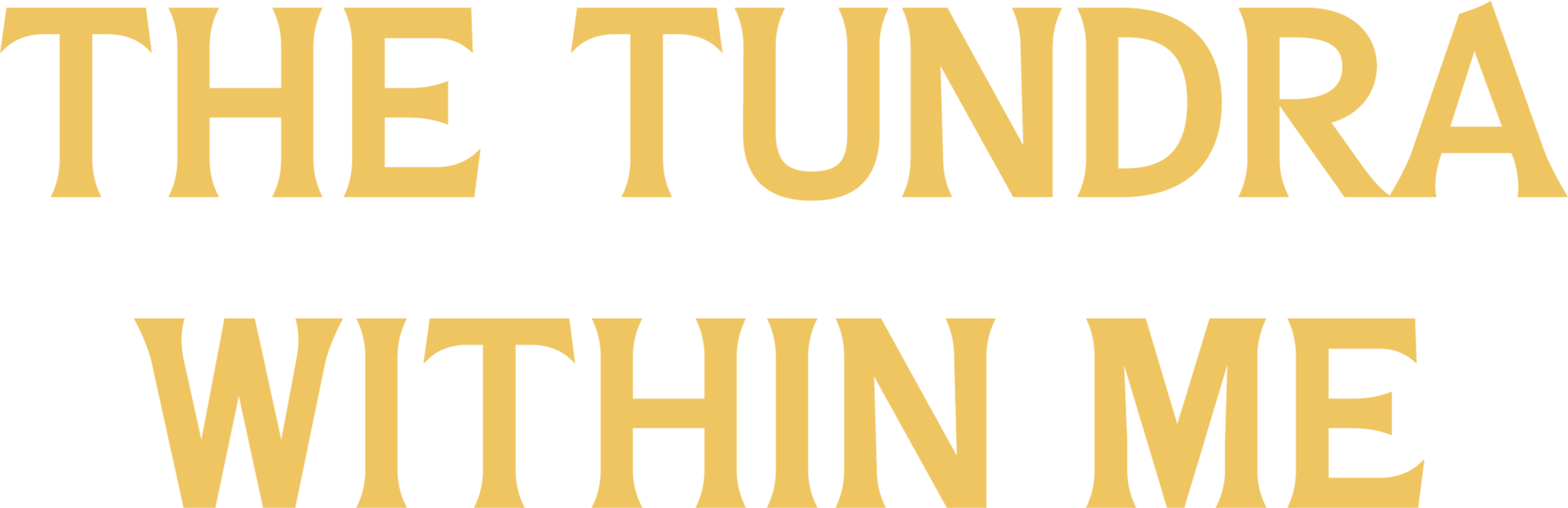 The Tundra Within Me
