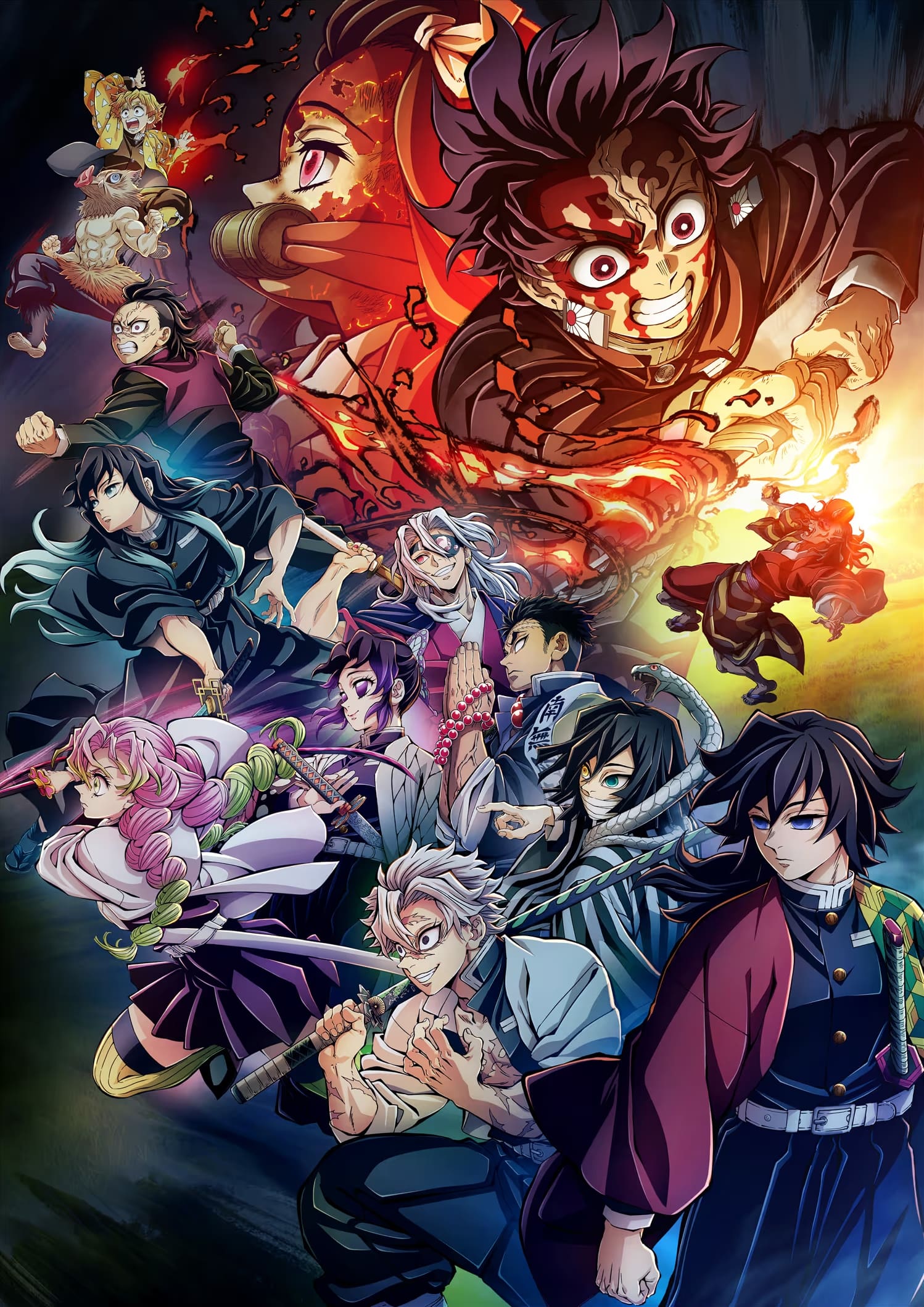 Affiche du film Demon slayer : kimetsu no yaiba - En route vers l'entraînement des piliers 194305