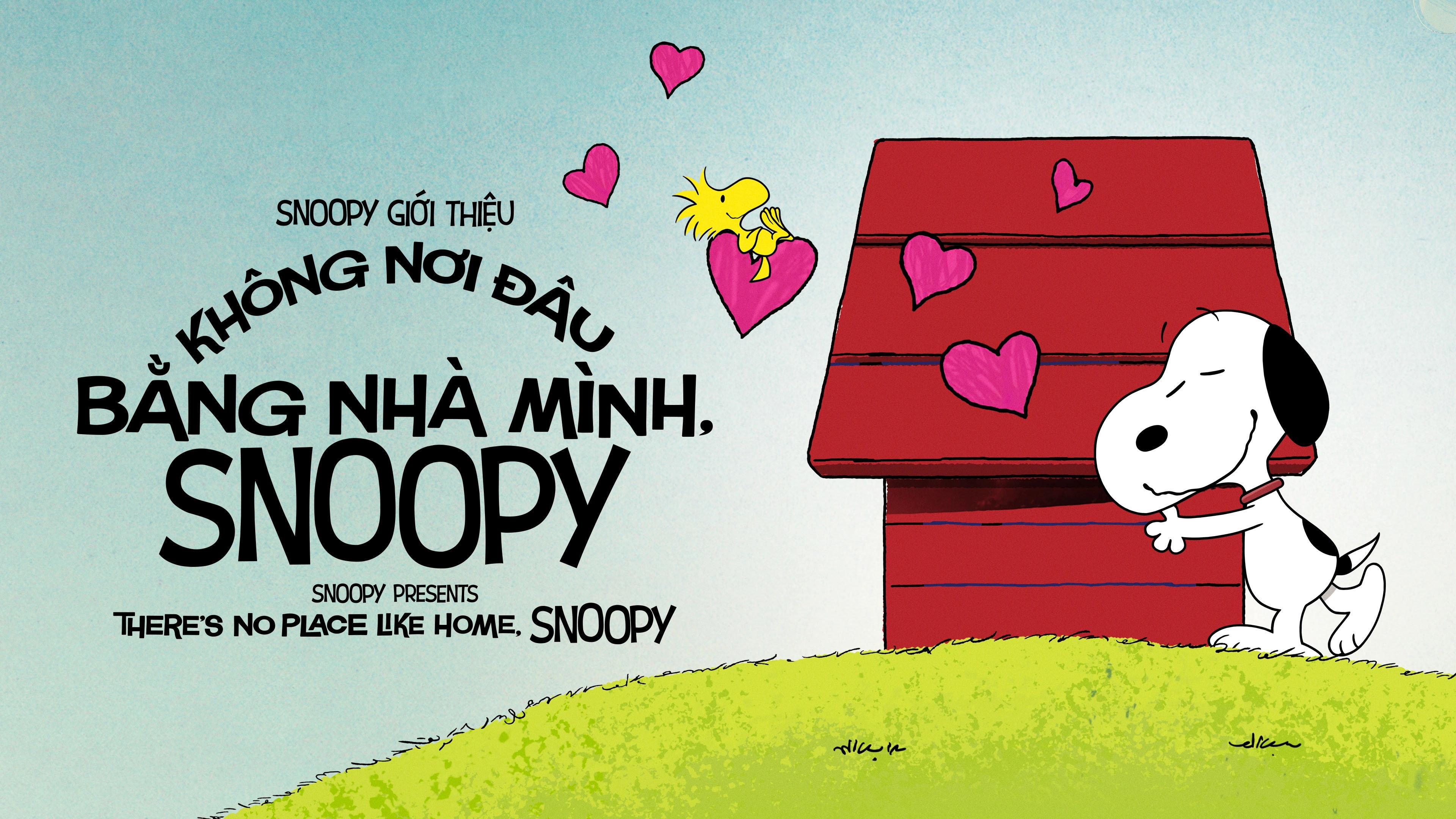 Snoopy Presents: There's No Place Like Home, Snoopy backdrop