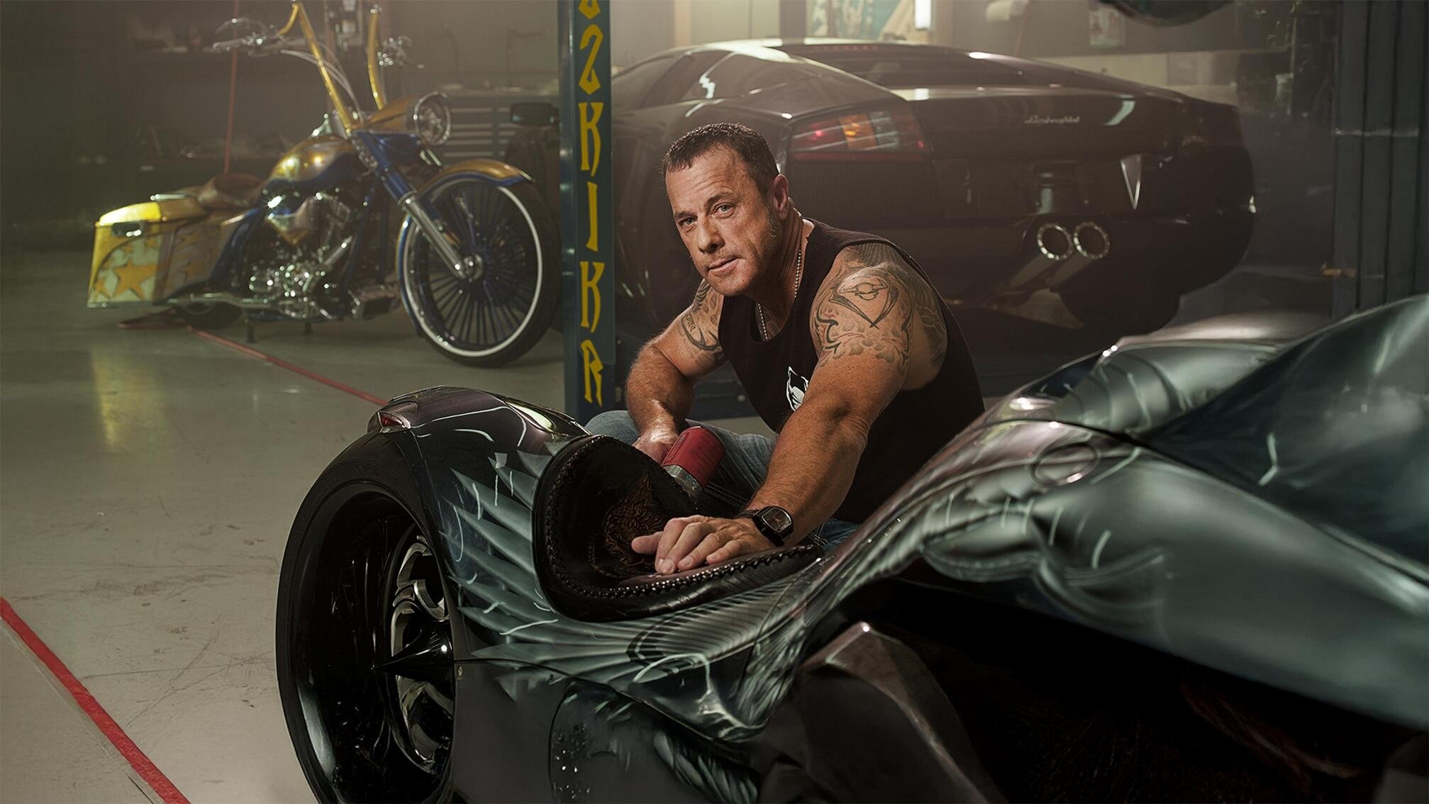 La guerre des Bikers backdrop