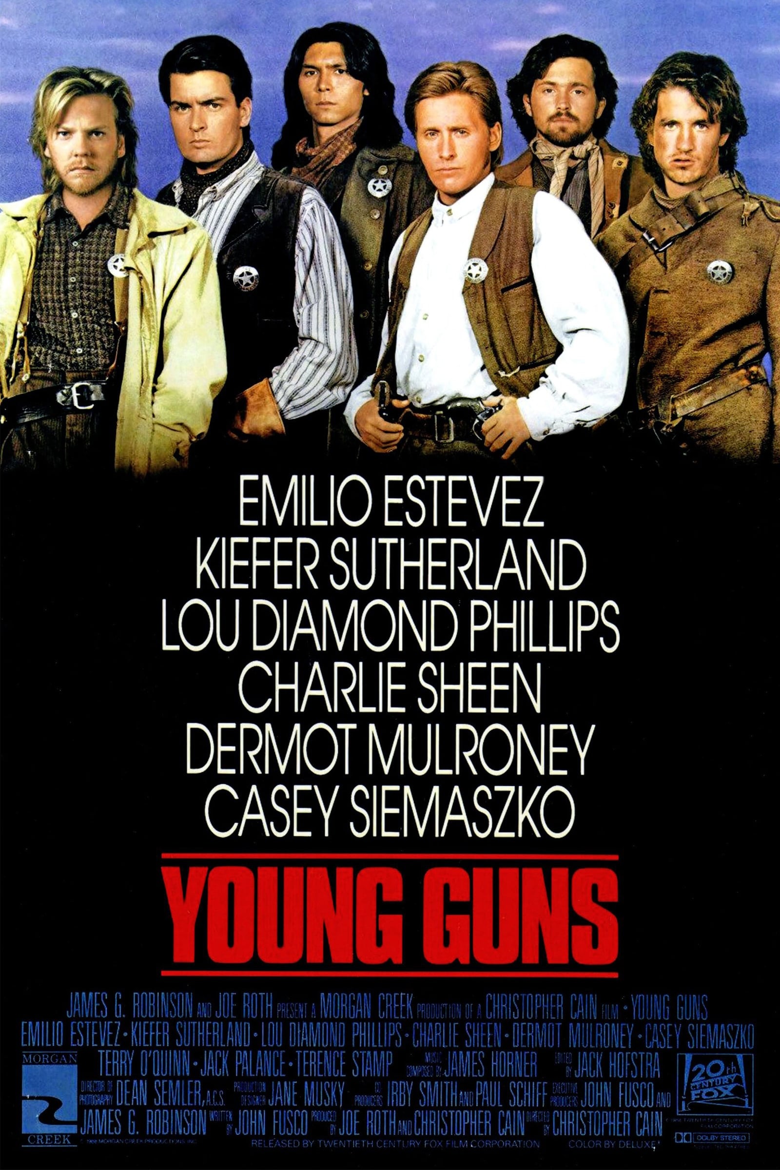 Young Guns (1988) - Posters — The Movie Database (TMDb)