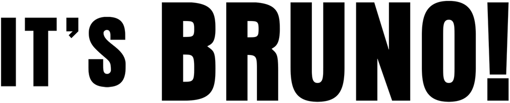 It's Bruno! Logo