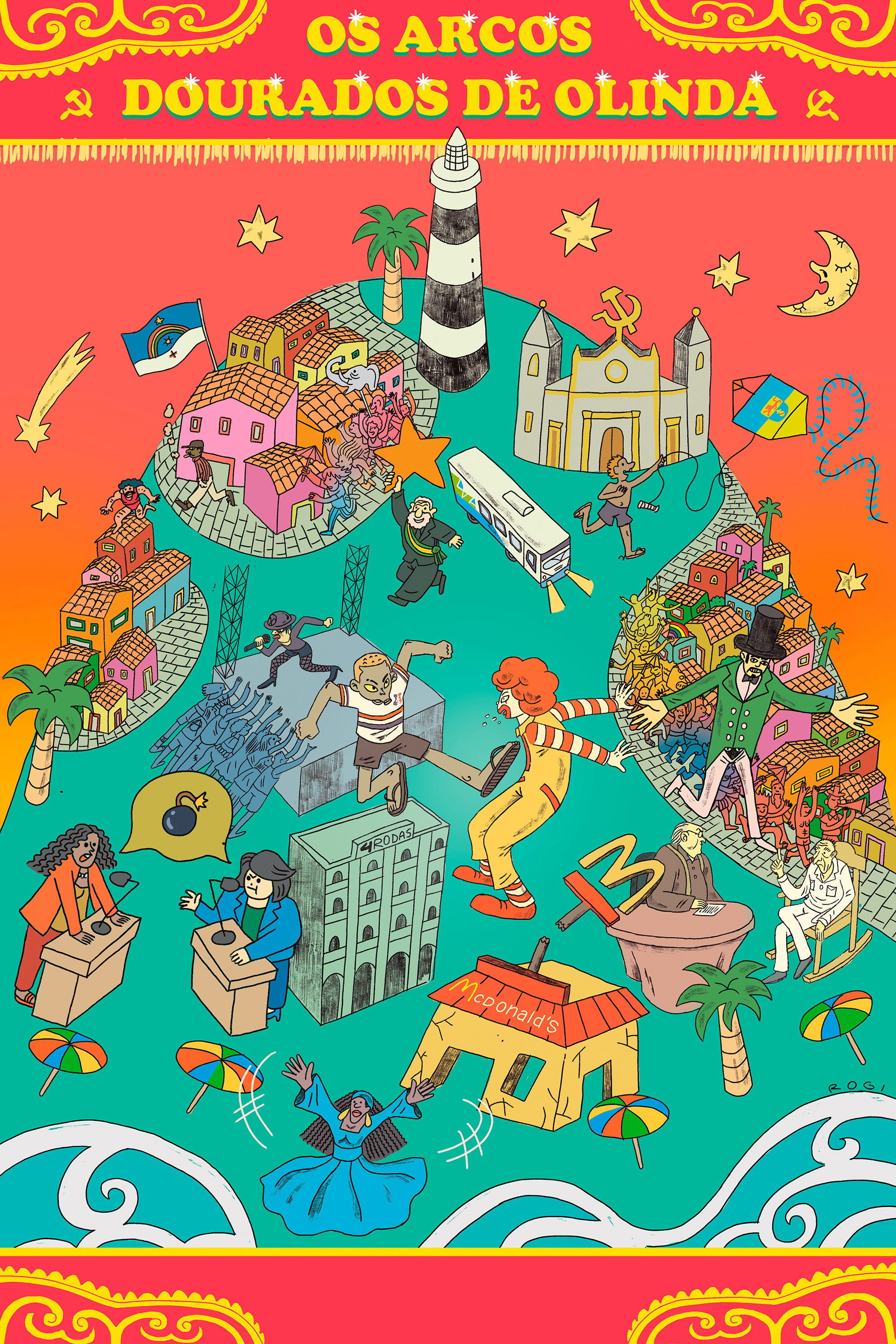 Os Arcos Dourados de Olinda