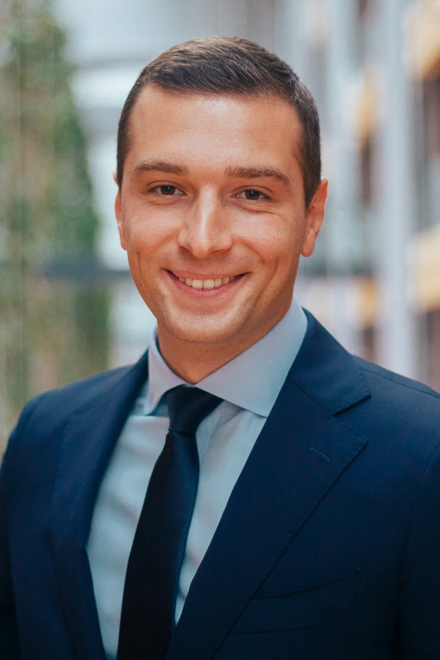 et billede af Jordan Bardella