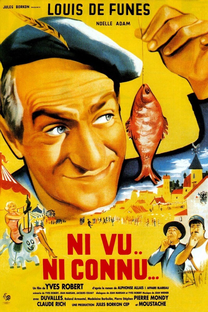 EN - Ni Vu Ni Connu, Neither Seen Nor Recognized (1958) LOUIS DE FUNES