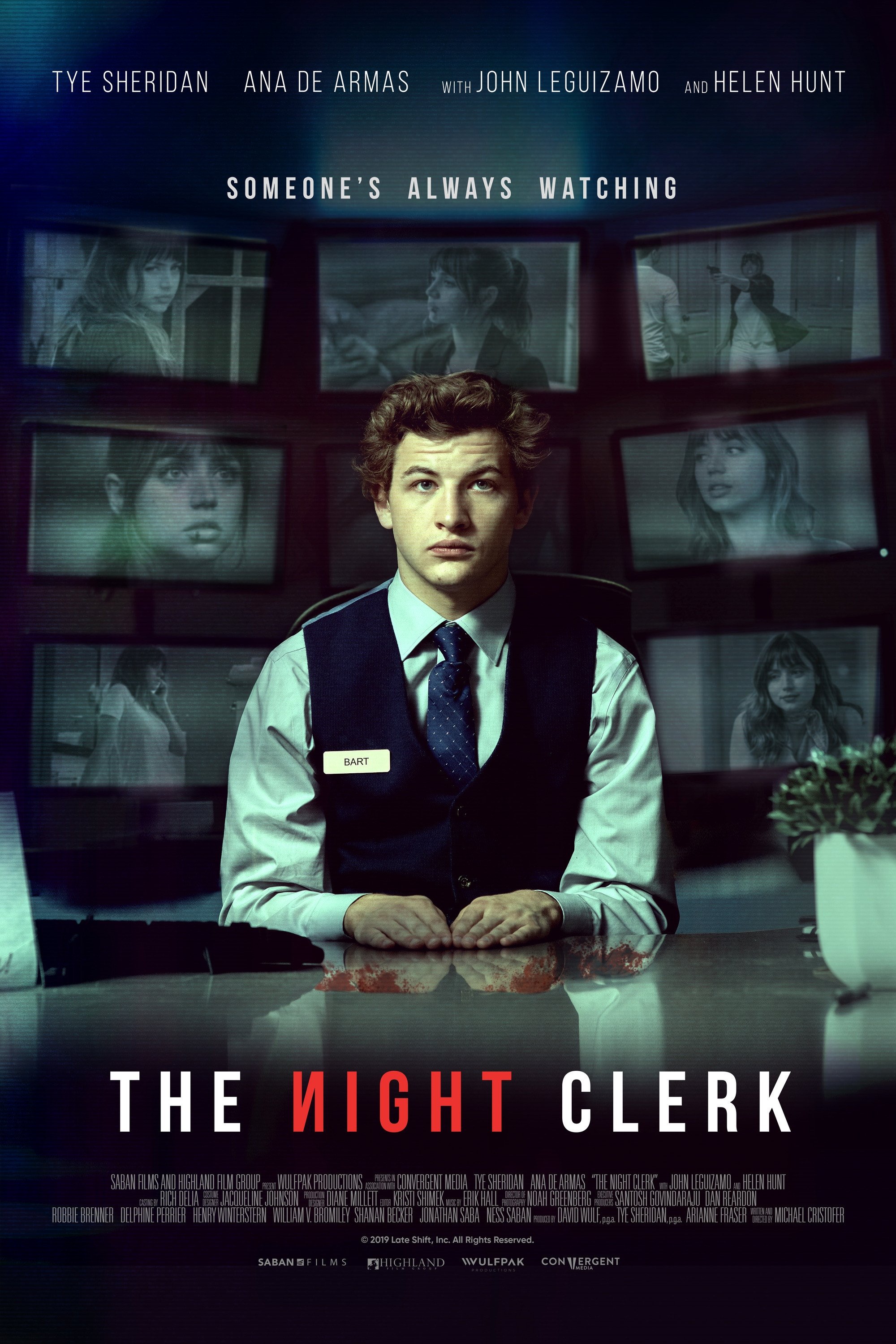 The Night Clerk Movie poster