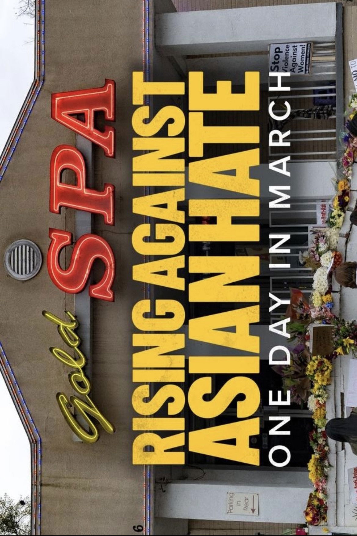 Plakat, der markedsfører Rising Against Asian Hate: One Day in March