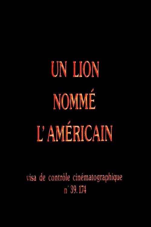 Affiche du film Un lion nommé l'Américain 23248