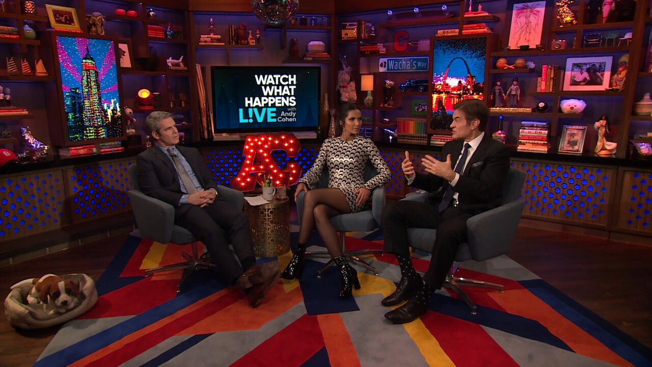 Watch What Happens Live with Andy Cohen Season 16 :Episode 32  Padma Lakshmi; Dr. Oz