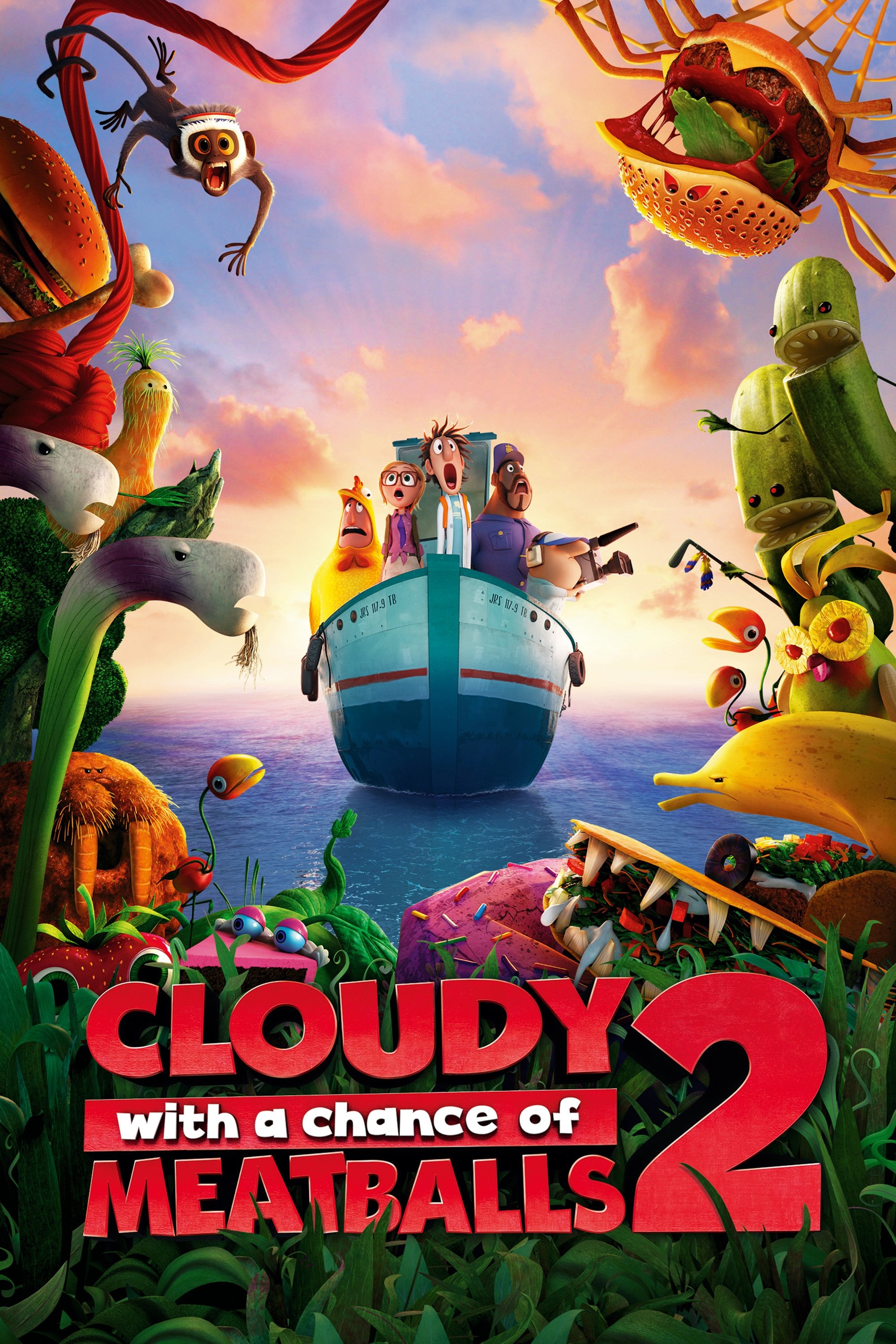 Cloudy with a Chance of Meatballs 2 Movie poster