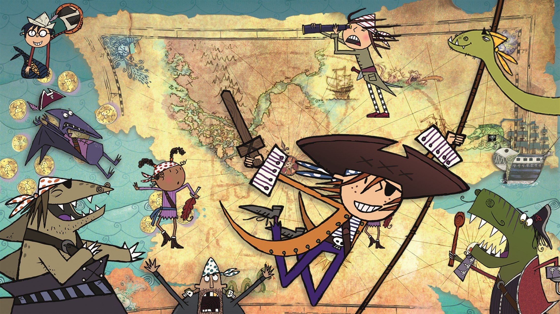 Captain Flinn and the Pirate Dinosaurs poster