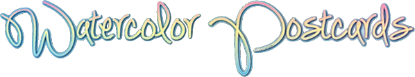 Watercolor Postcards Logo