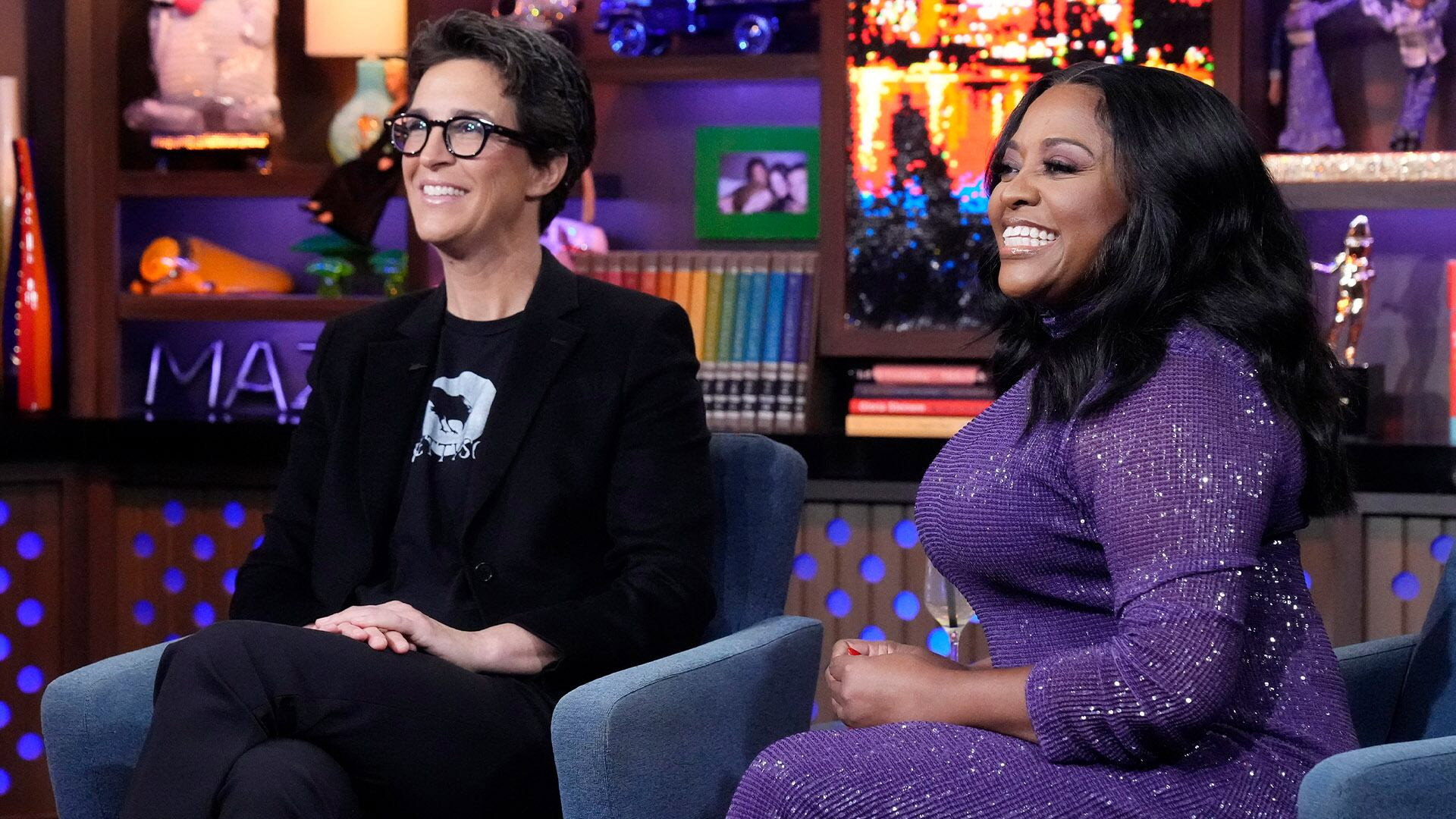 Sherri Shepherd and Rachel Maddow