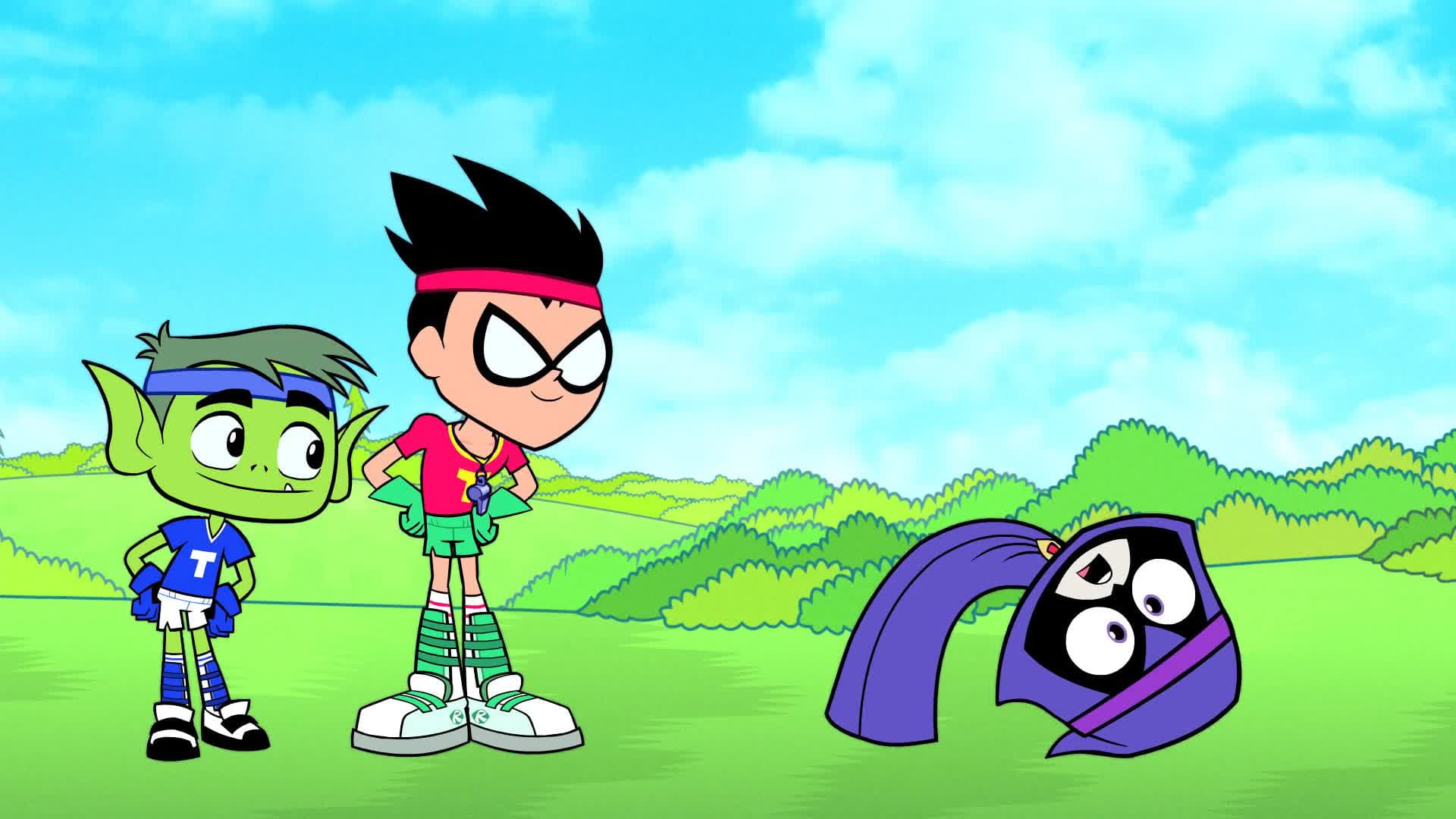 Teen Titans Go! Season 2 :Episode 41  Kicking a Ball and Pretending to Be Hurt