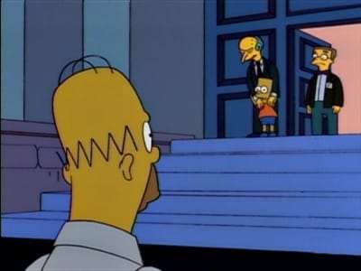 The Simpsons Season 5 :Episode 18  Burns' Heir