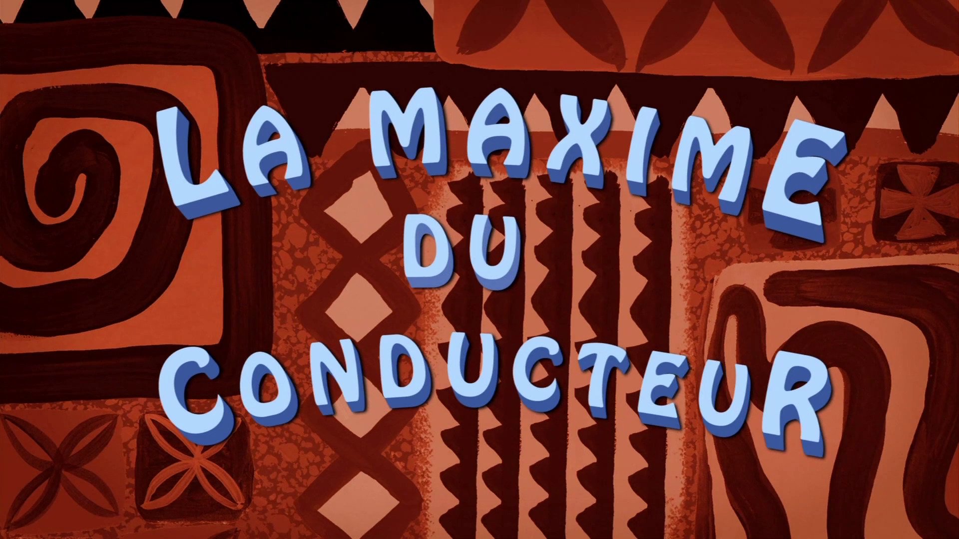 Bob l'éponge - La maxime du conducteur