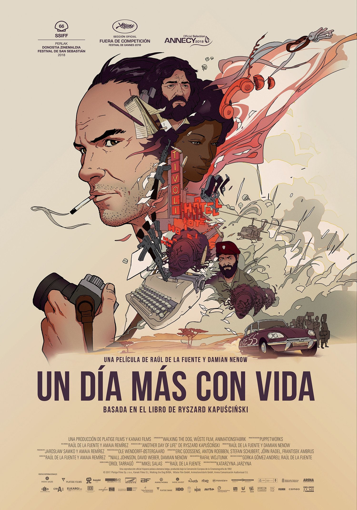 Póster Un día más con vida