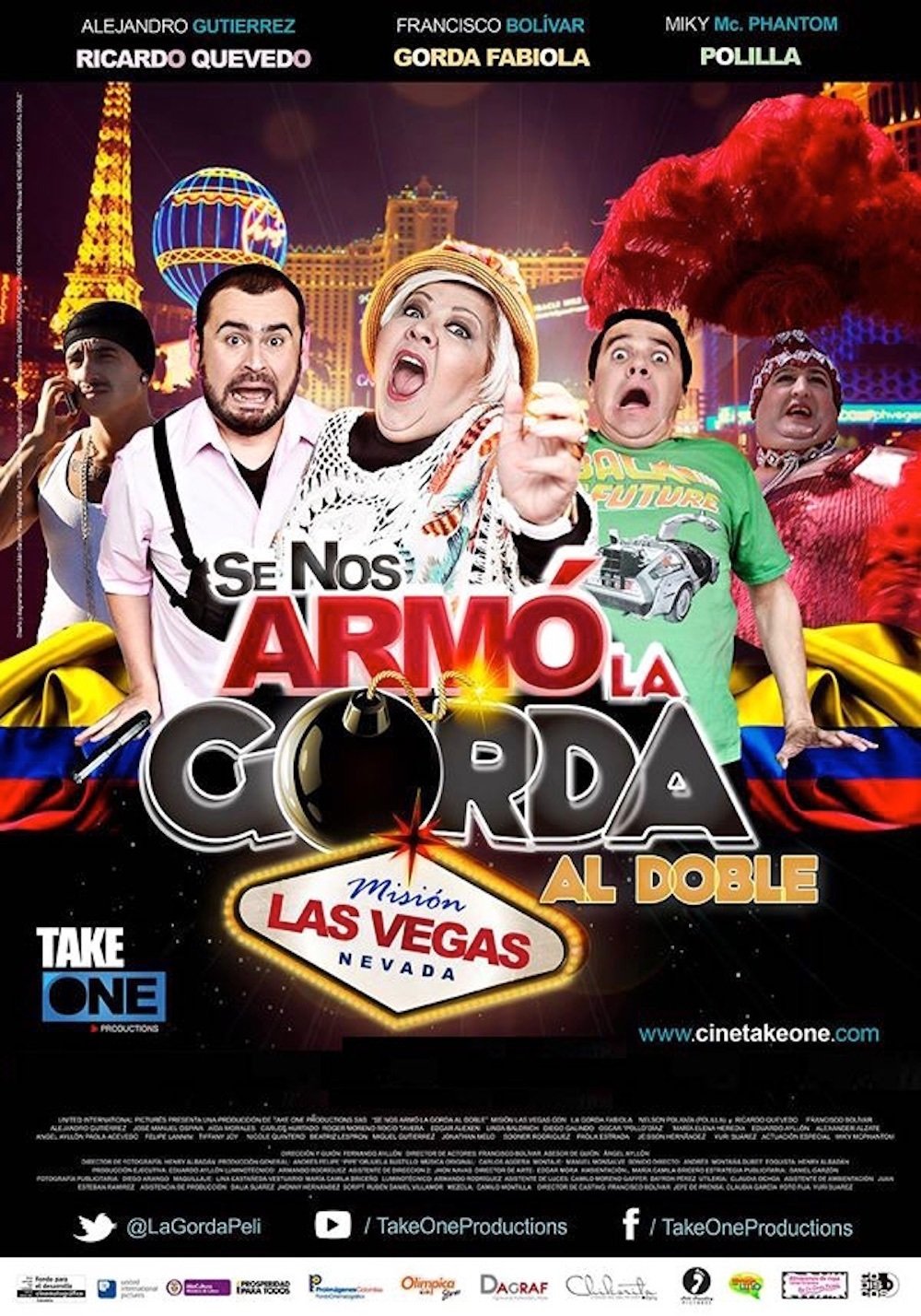 Póster Se Nos Armó la Gorda Al Doble Misión Las Vegas