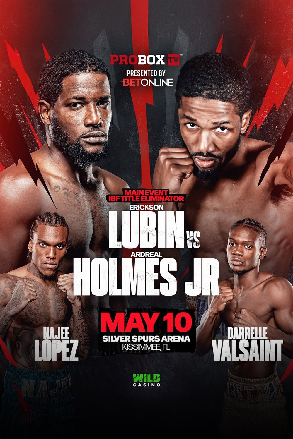 Erickson Lubin vs. Ardreal Holmes Jr