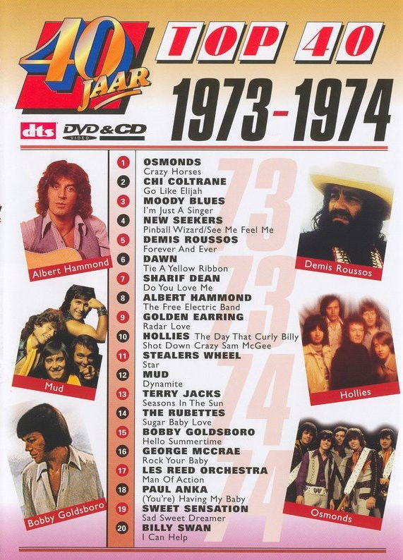 40 Years Top 40 73-74 Poster