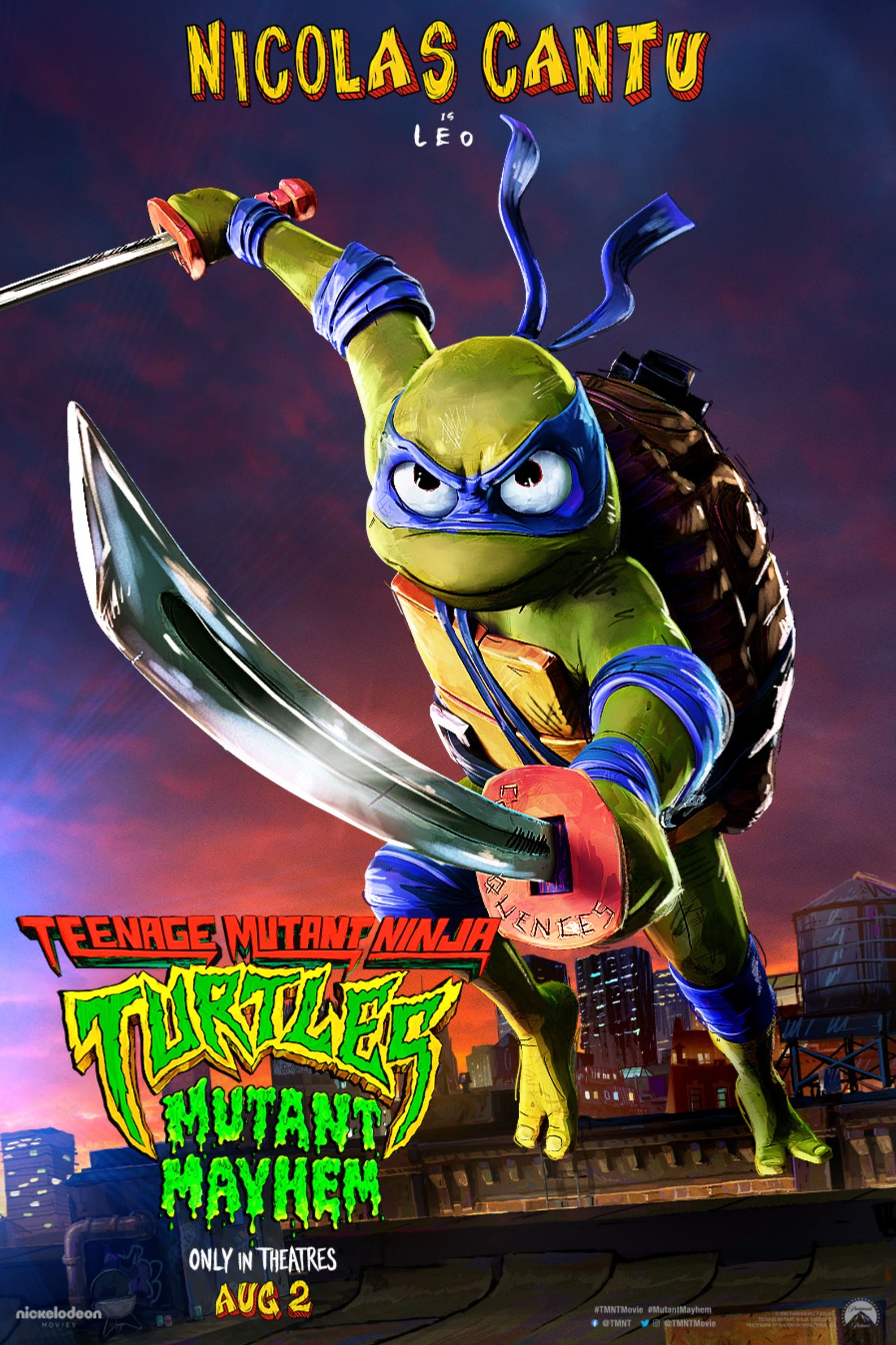 WATCH !! Teenage Mutant Ninja Turtles: Mutant Mayhem (2023) FULLMOVIE ONLINE FREE ENGLISH/Dub/SUB Animation STREAMINGS Movie Poster