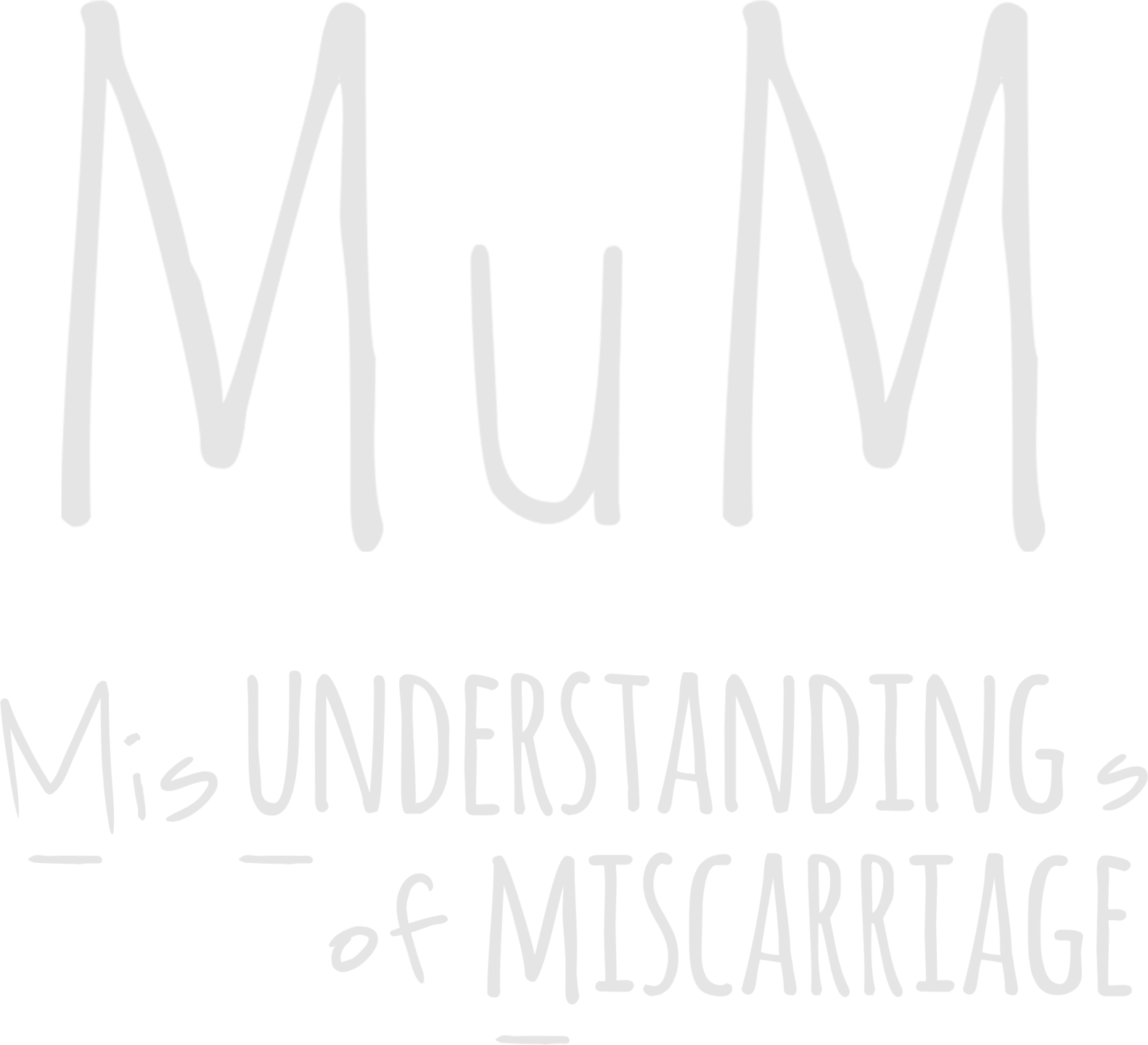 MUM Misunderstandings of Miscarriage Logo