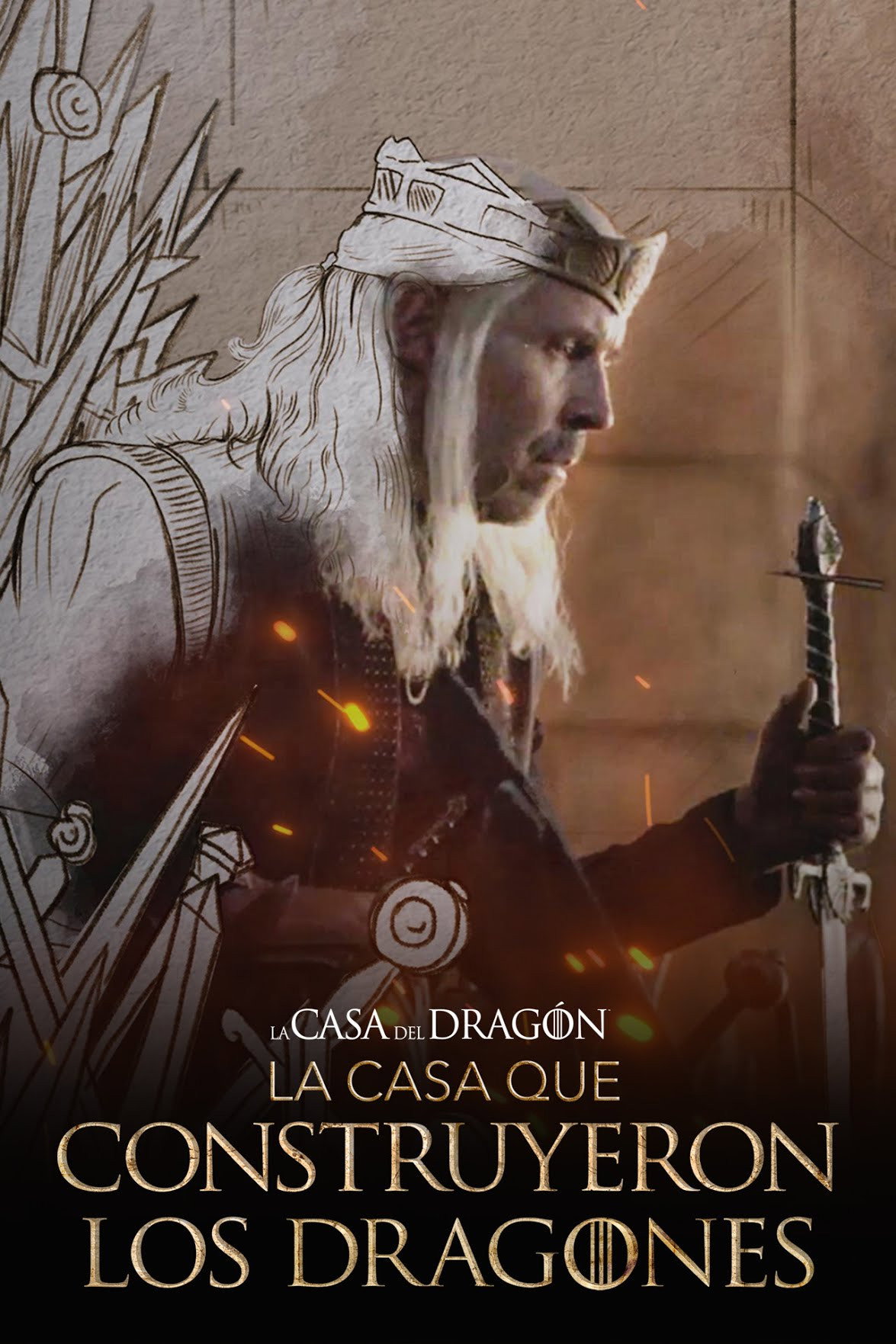 Poster de La Casa del Dragón: La Casa que Construyeron los Dragones