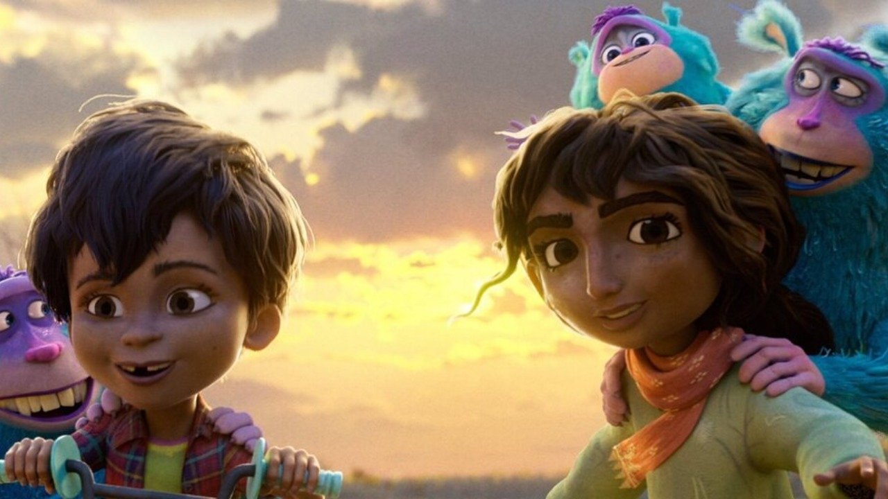 Caption: a group of cartoon characters standing next to each other