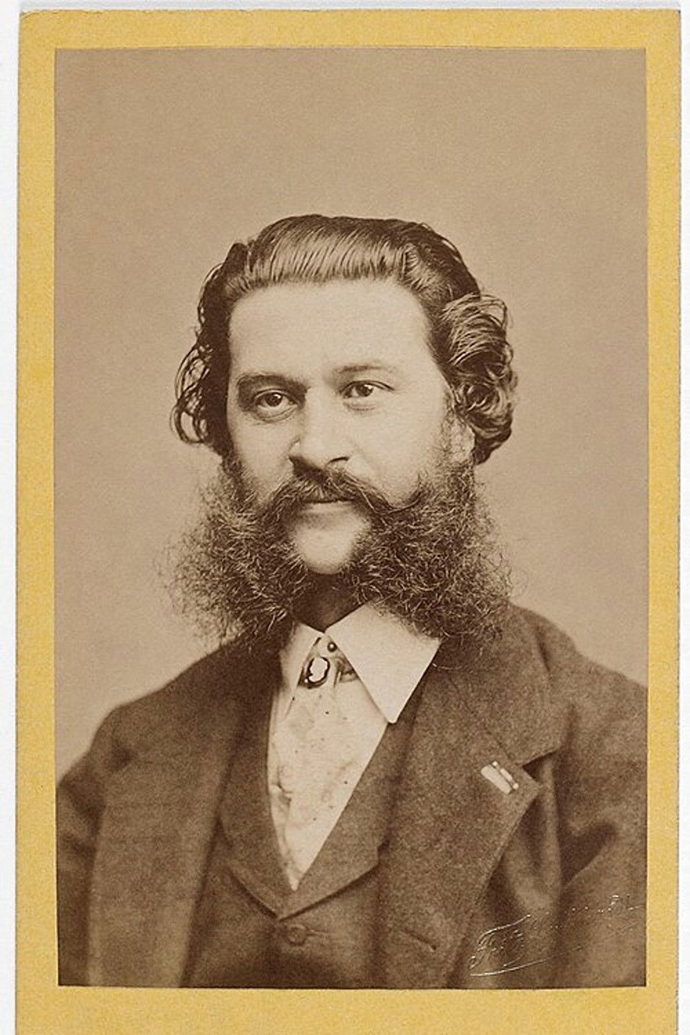 et billede af Johann Strauss II