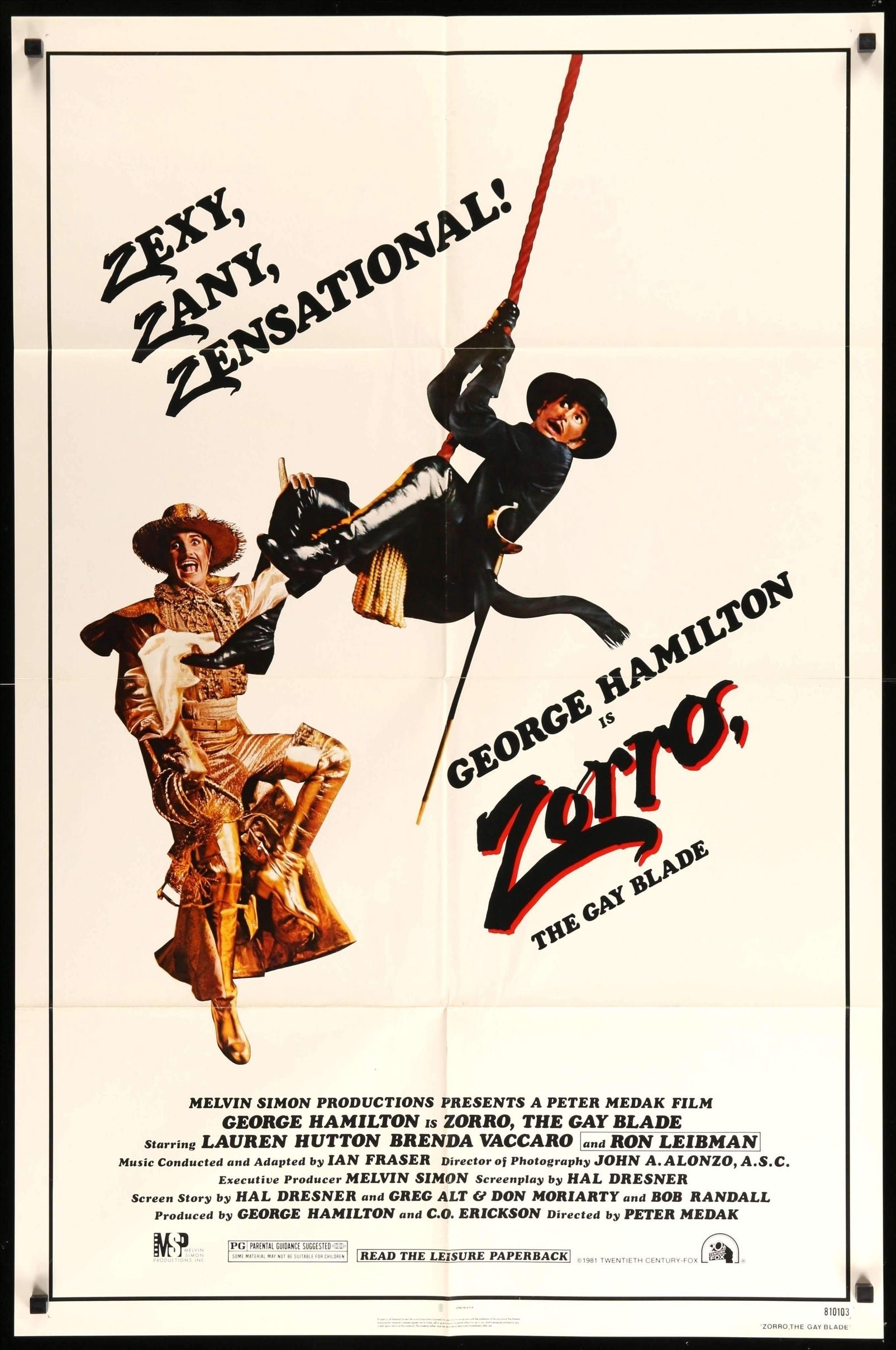Zorro, The Gay Blade