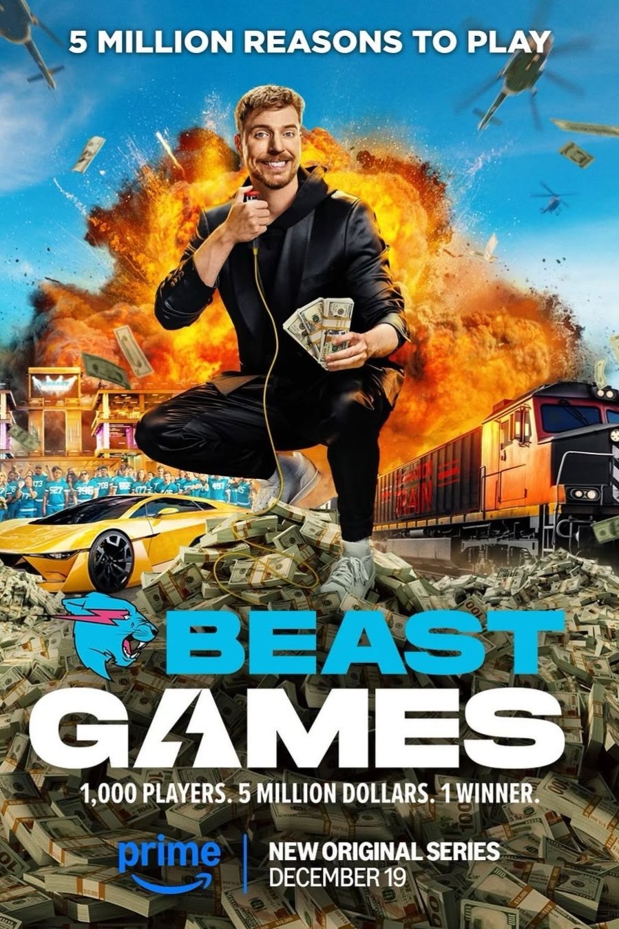 Beast Games (2024) Season 1 [S01E02 Added] Dual Audio Amazon Original WEB Series