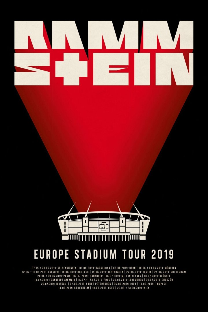 Rammstein Europe Stadium Tour 2019