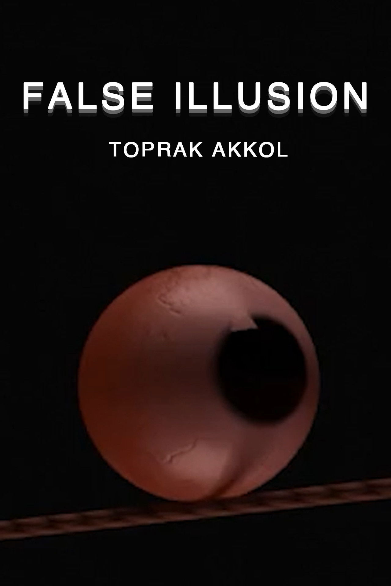 Plakat, der markedsfører false illusion