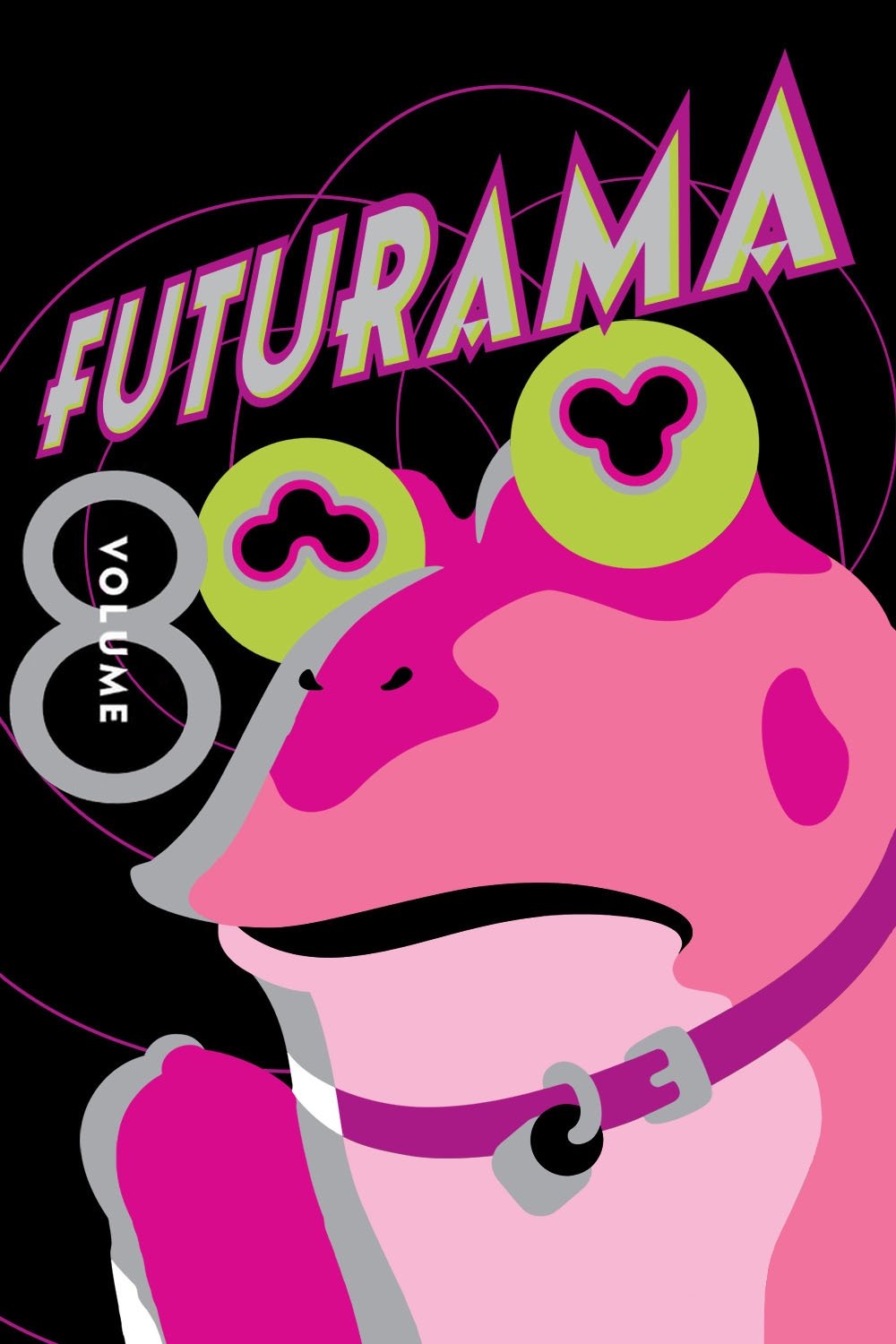Capa da 8º temporada da série Futurama