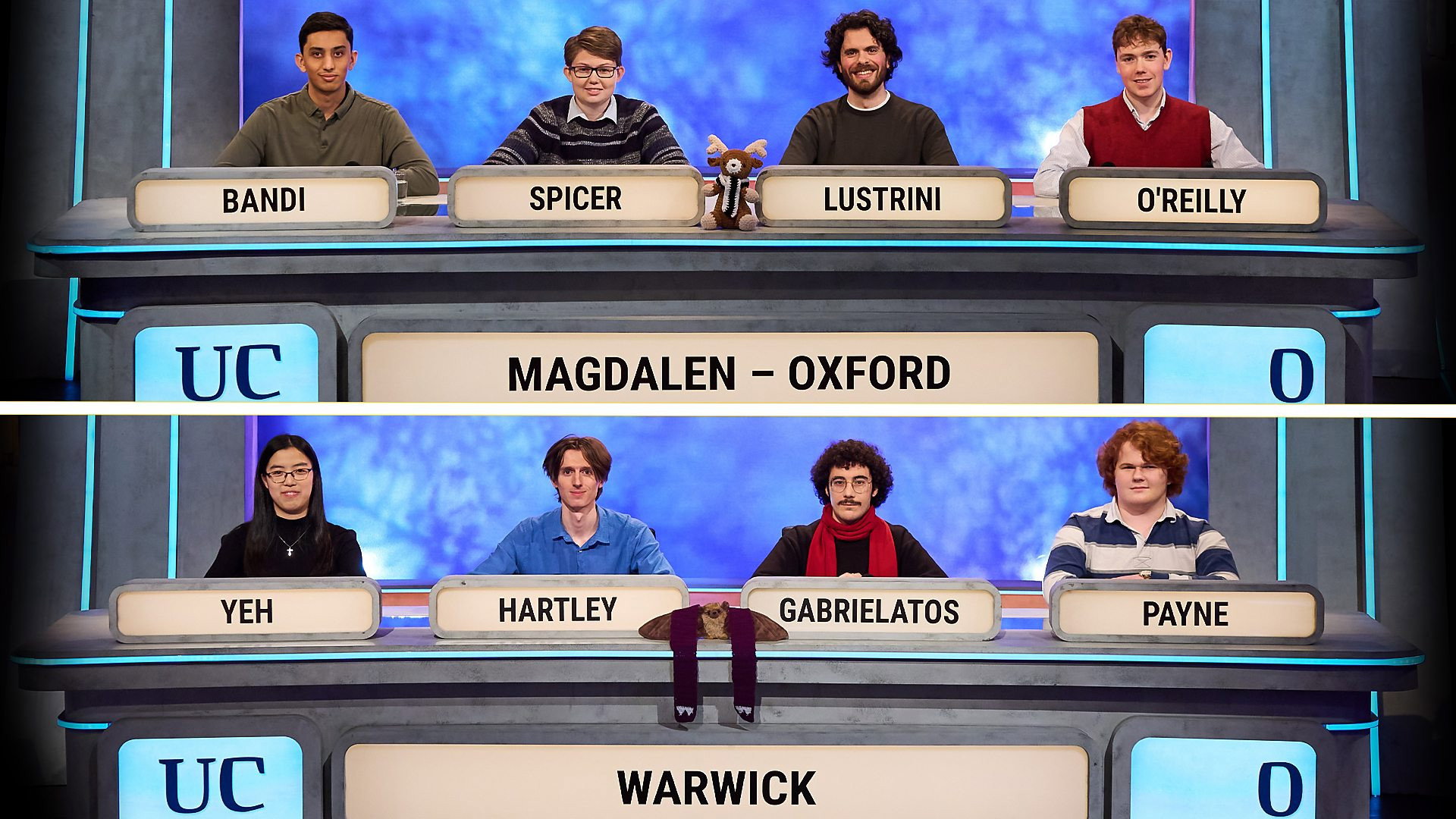 University Challenge Season 56 :Episode 5  Magdalen College, Oxford v Warwick