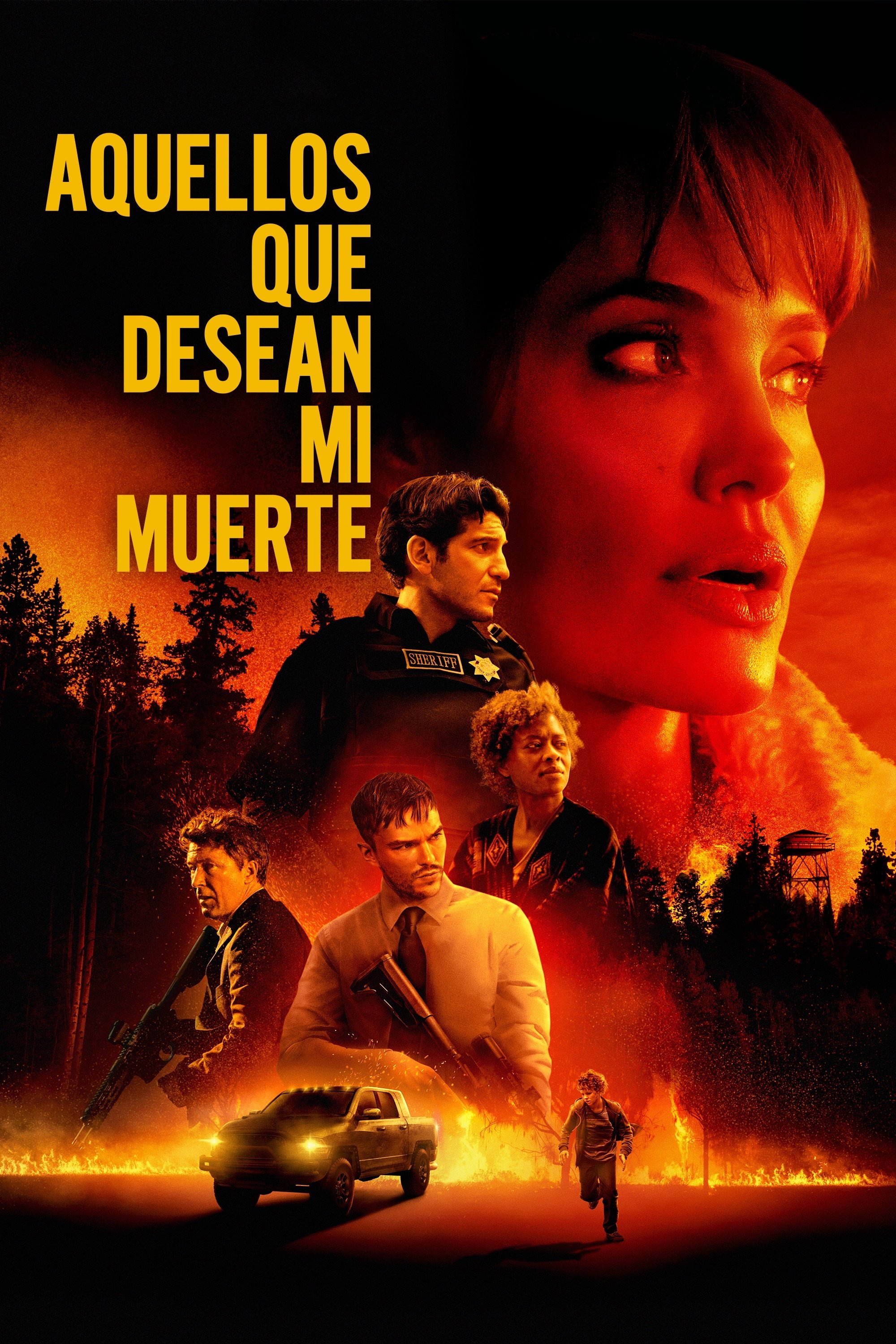 Descargar Aquellos que desean mi muerte (2021) Película Completa en Español Latino Subtitulada