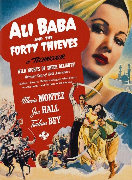 Ali Baba and the Forty Thieves (1944) - Posters — The Movie Database (TMDb) - Ali Baba And The Forty Thieves Movie