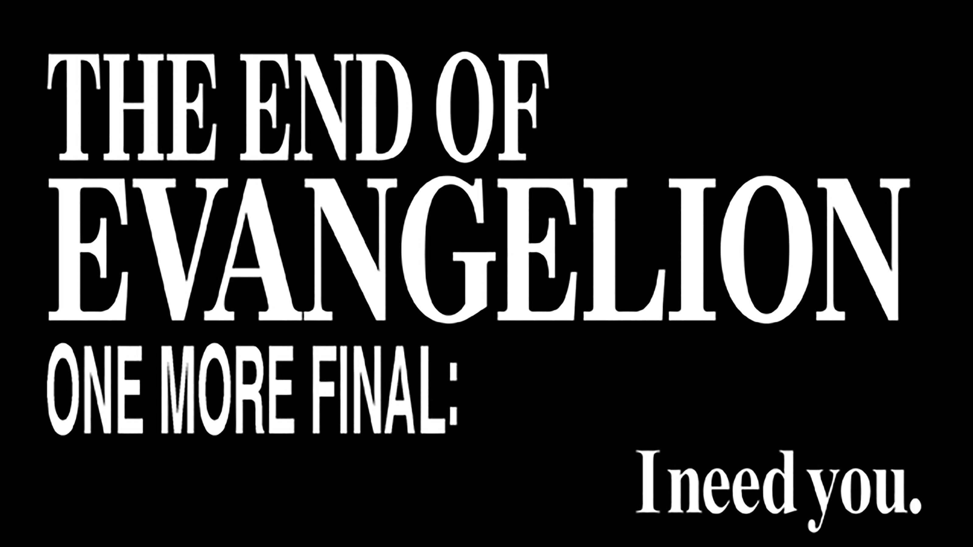 Neon Genesis Evangelion: Evangelion'un Sonu