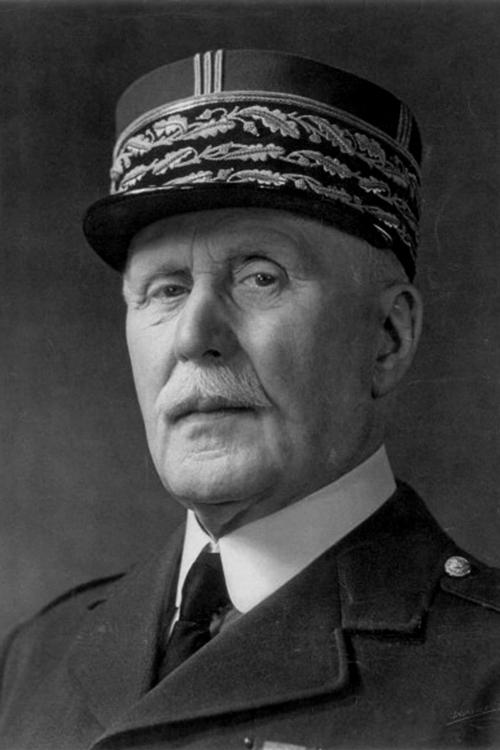 et billede af Philippe Pétain