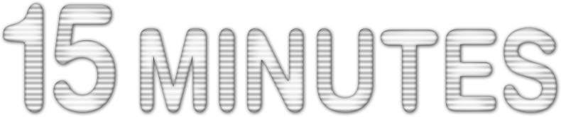 15 Minutes Logo
