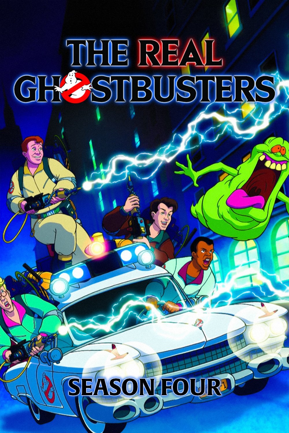 Capa da 4º temporada da série Os Caça Fantasmas: Série Animada