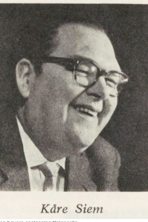 et billede af Kåre Siem