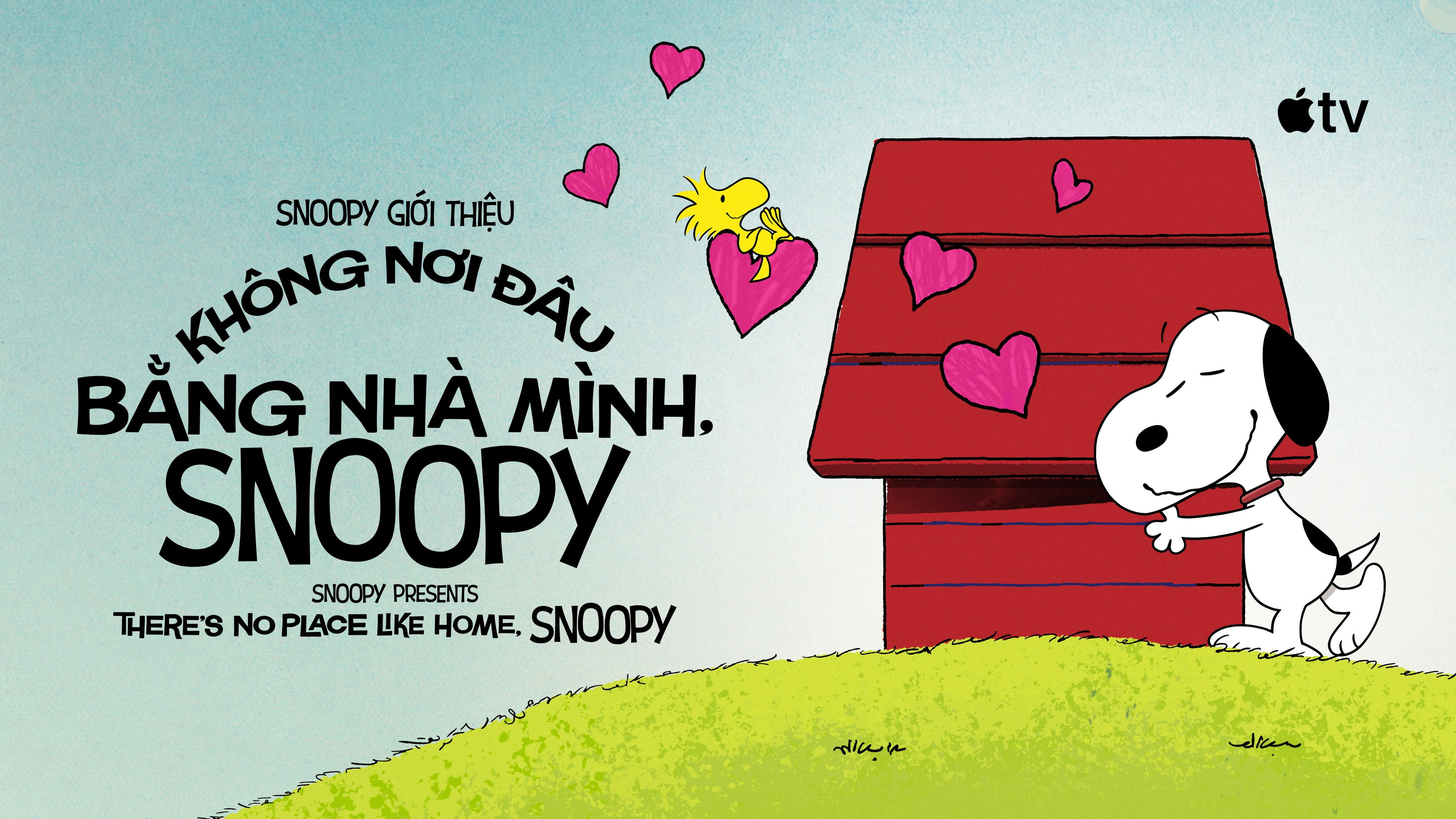 Snoopy Presents: There's No Place Like Home, Snoopy backdrop