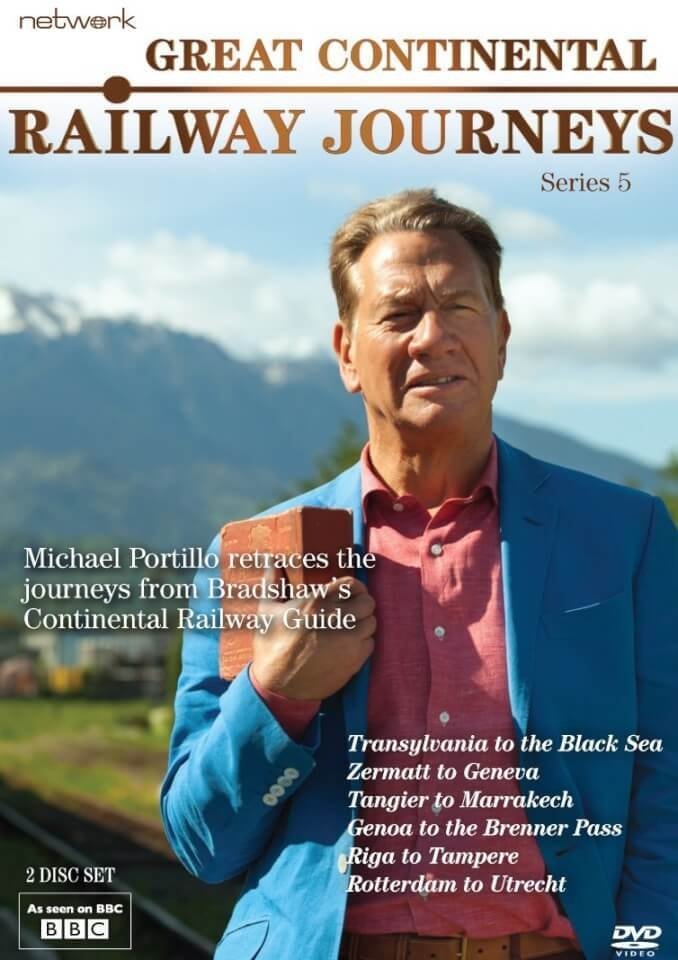 Capa da 5º temporada da série Great Continental Railway Journeys