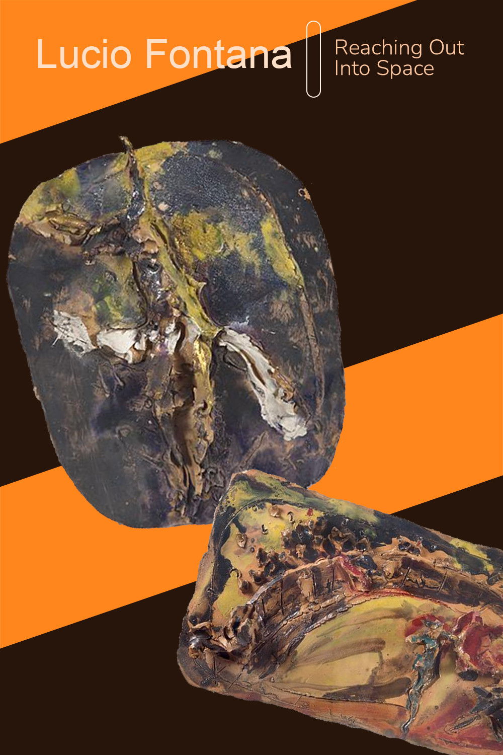 Poster for Lucio Fontana Reaching Out Into Space