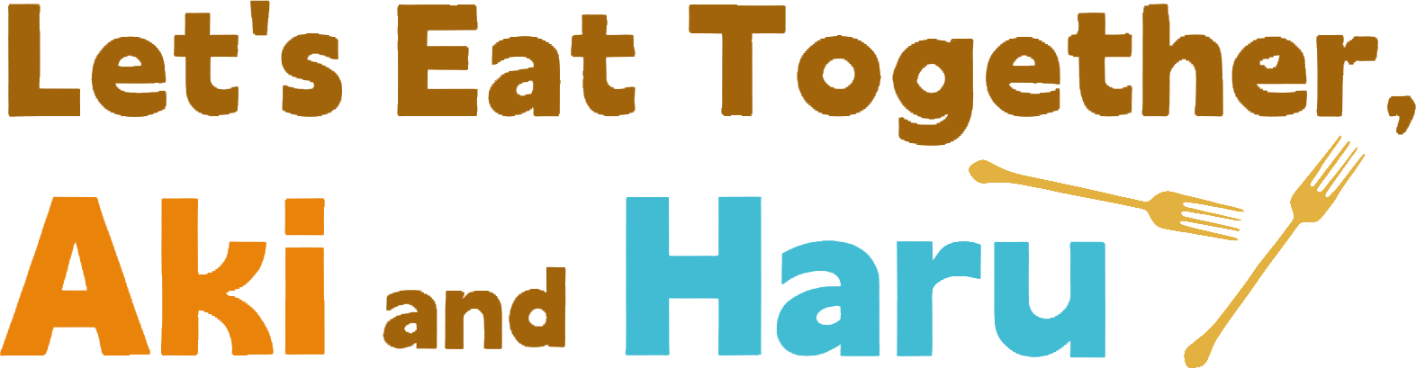 Let's Eat Together, Aki and Haru Logo