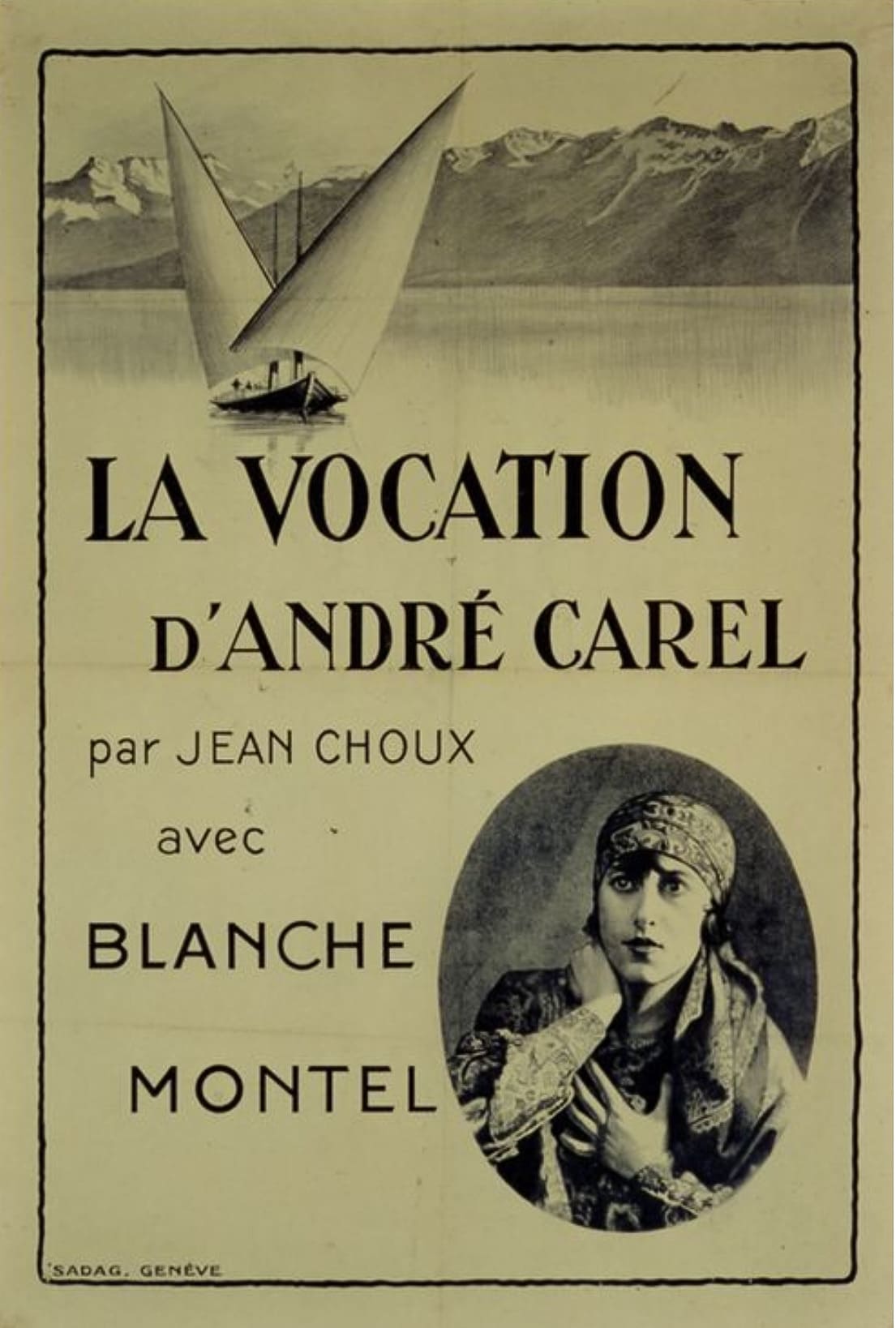 Affiche du film La Vocation d'André Carel 13266