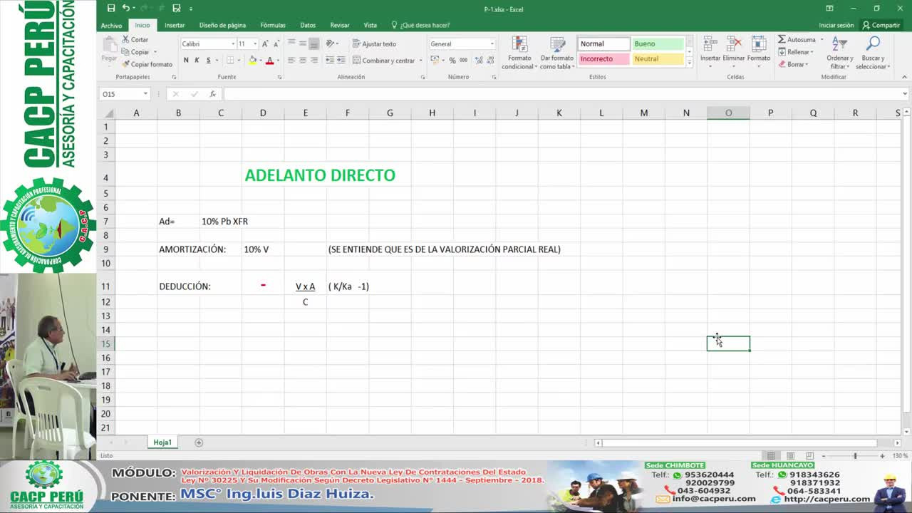 PROGRAMACION, METRADOS, COSTOS,PRESUPUESTOS Y VALORIZACION DE OBRAS Season 1 :Episode 9  Episode 9